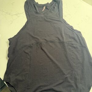 Free People Black Racerback Tank Top